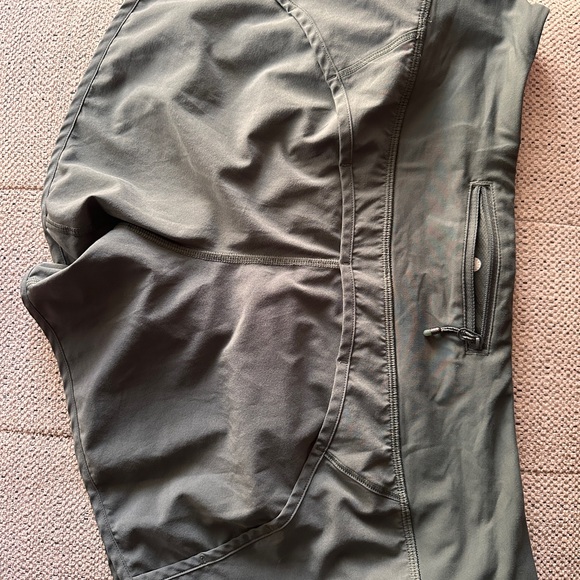 Lululemon Athletica Dark Green Shorts - Picture 2 of 3